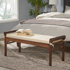 Boho discount bed bench